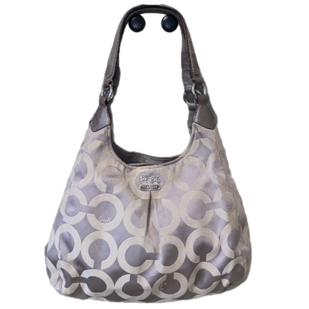 Coach Madison Maggie OpArt Silver, Gray - Picture 2 of 12